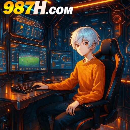 Imagem promocional da 987H apresentando a plataforma e seus recursos